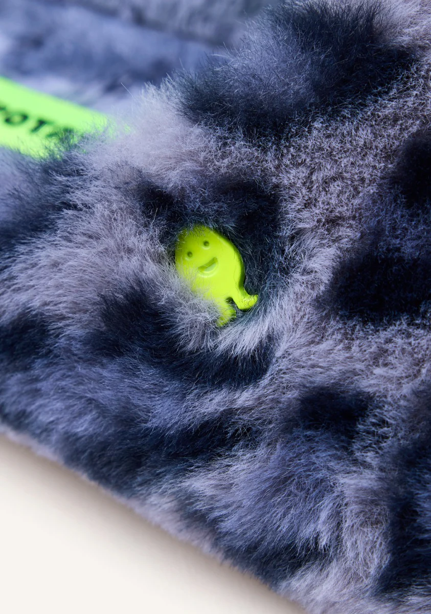 ANIMAL PRINT FUR HOUSE SLIPPERS AUDUBON - Image 3