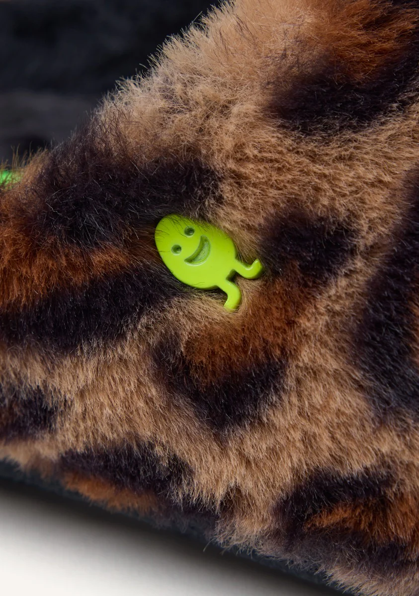 ANIMAL PRINT FUR HOUSE SLIPPERS AUDUBON - Image 3