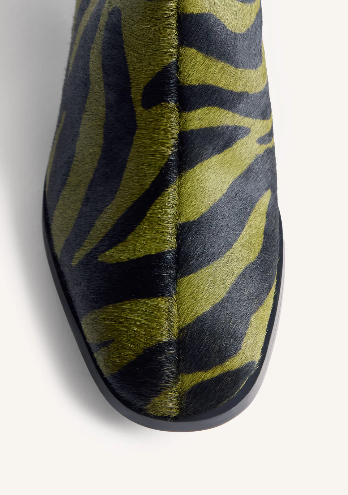 ANIMAL PRINT LEATHER ANKLE BOOTS BY MELYSSA PINTO - Image 3