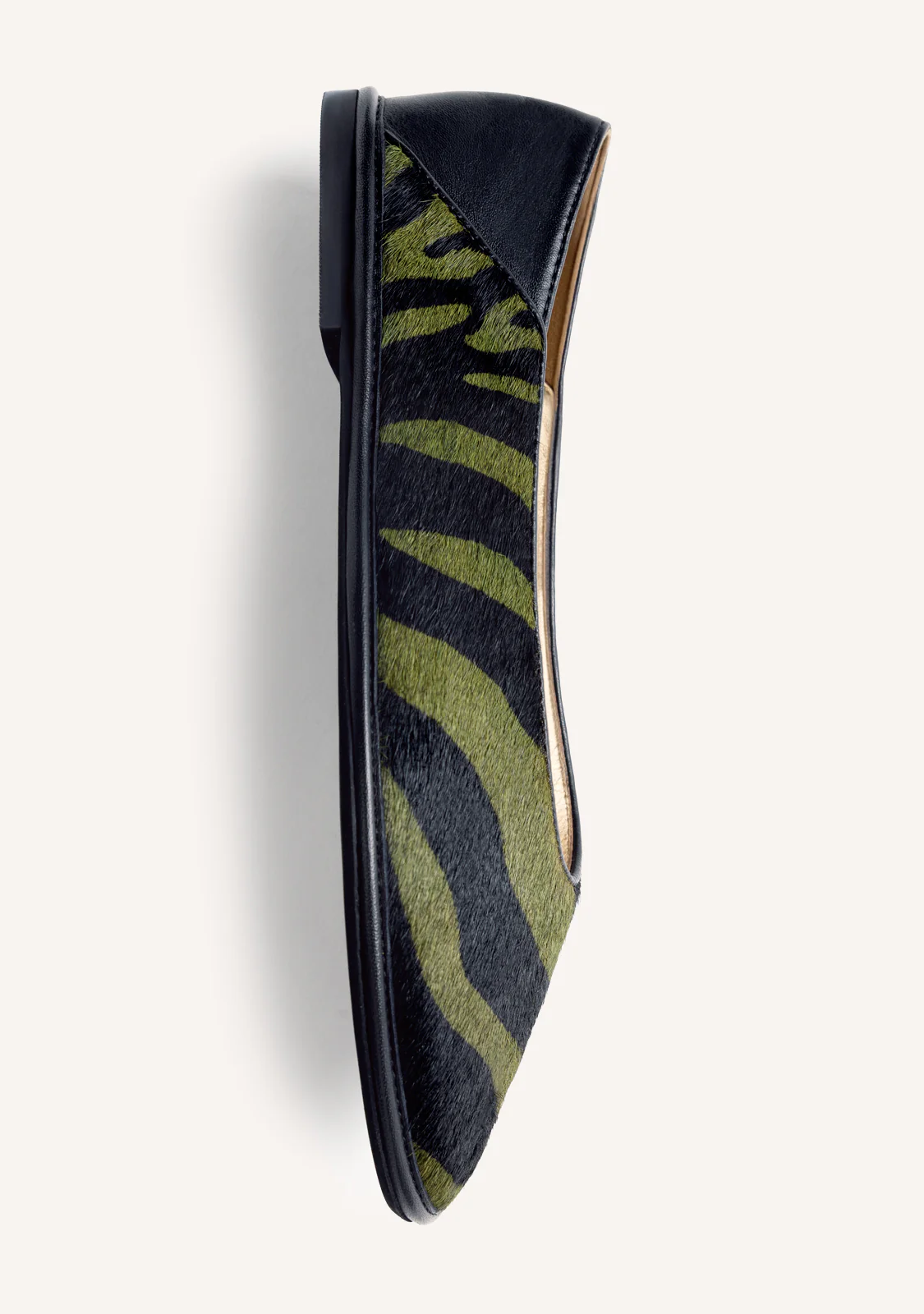 ANIMAL PRINT LEATHER BALLET FLATS BY MELYSSA PINTO - Image 4