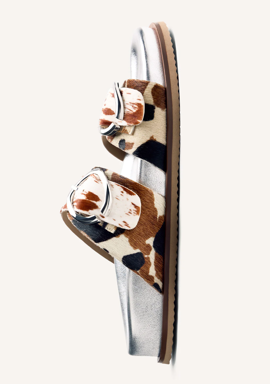 ANIMAL PRINT LEATHER BIO SANDALS CARNEY - Image 5