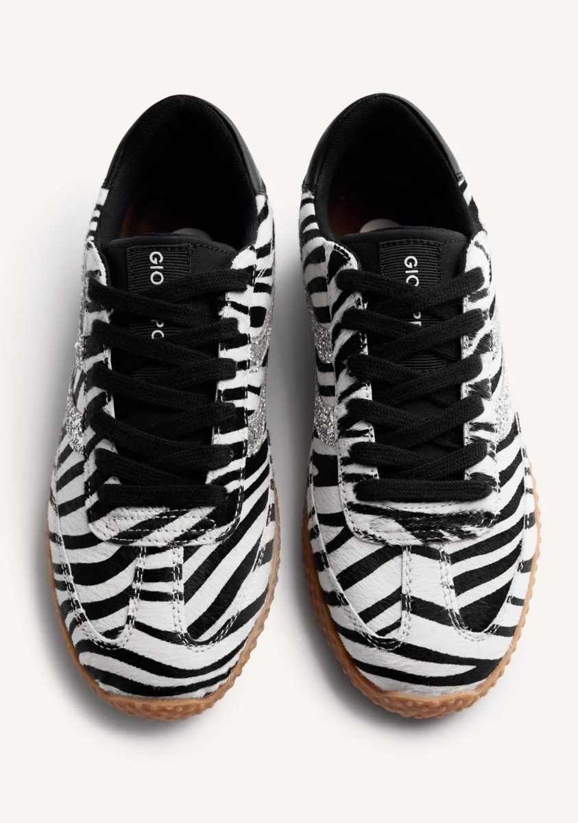 ANIMAL PRINT LEATHER SNEAKERS HALSTAD - Image 3