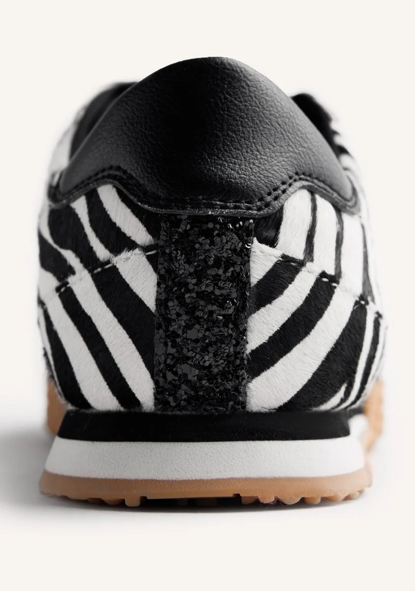 ANIMAL PRINT LEATHER SNEAKERS HALSTAD - Image 4