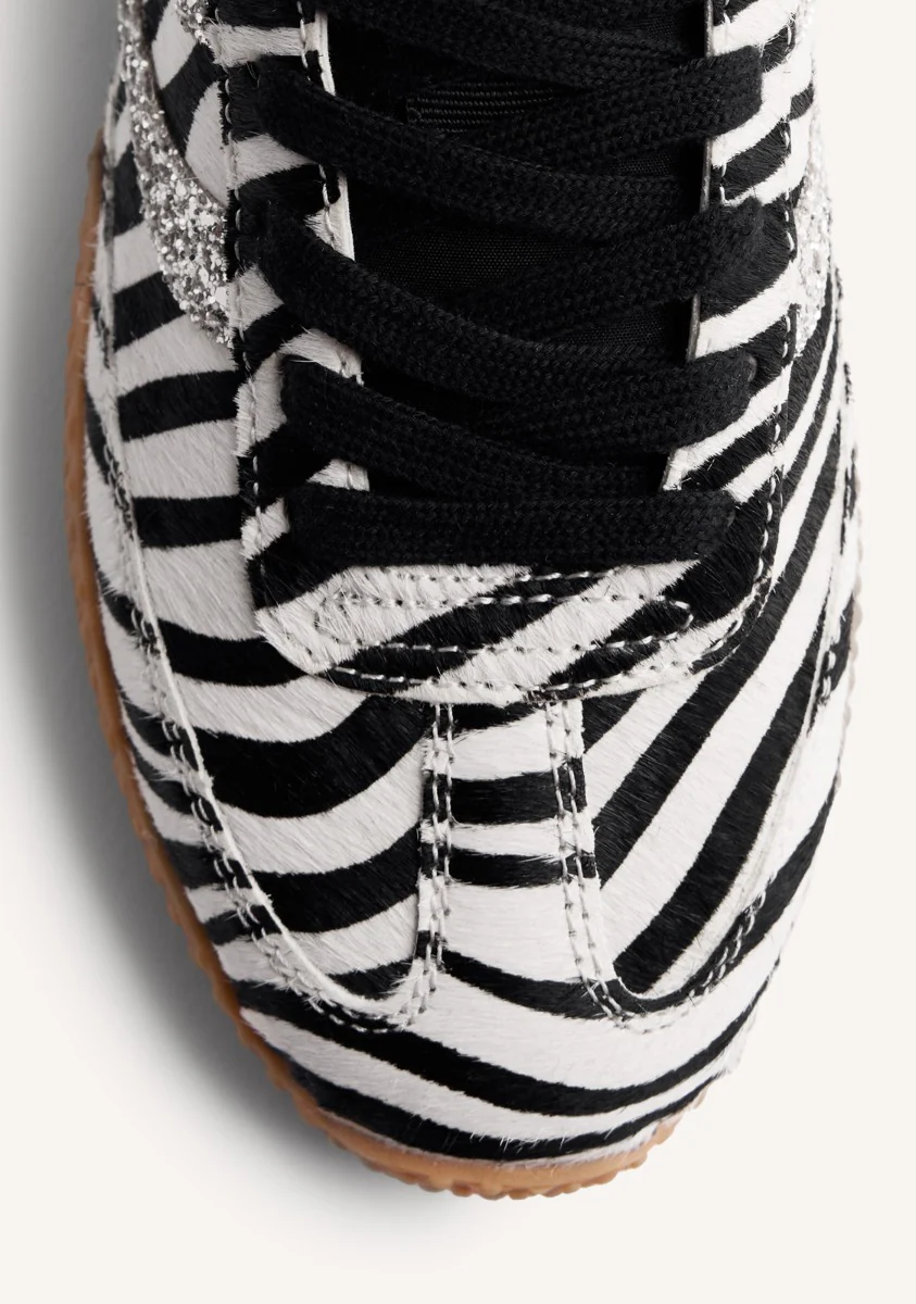 ANIMAL PRINT LEATHER SNEAKERS HALSTAD - Image 6