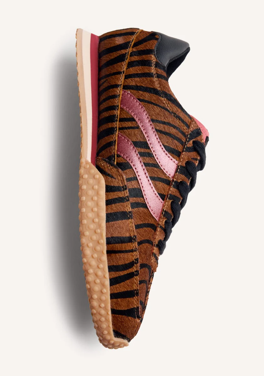 ANIMAL PRINT LEATHER SNEAKERS HALSTAD - Image 6