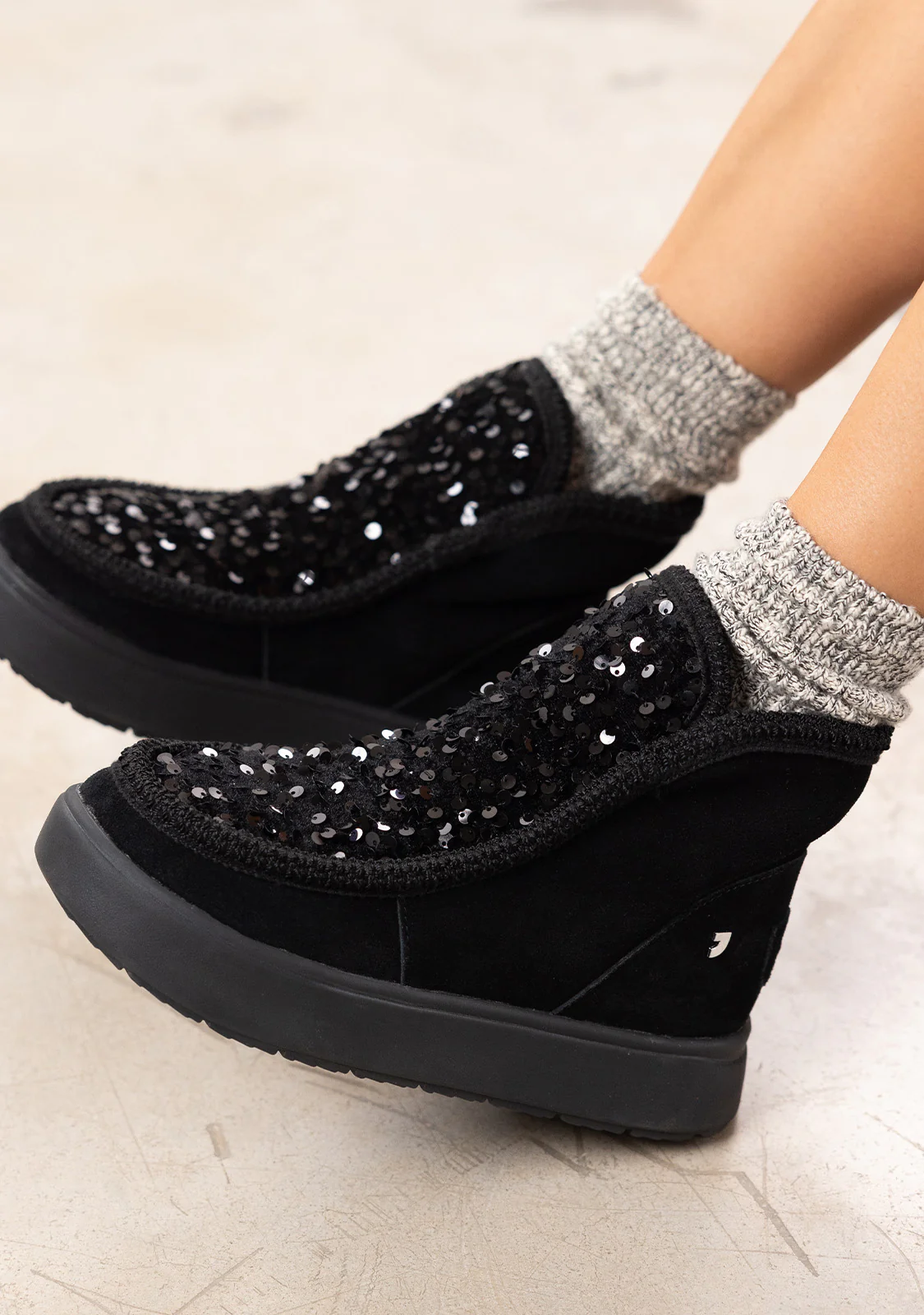 AUSTRALIAN SEQUIN LEATHER BOOTS STARK - Image 4