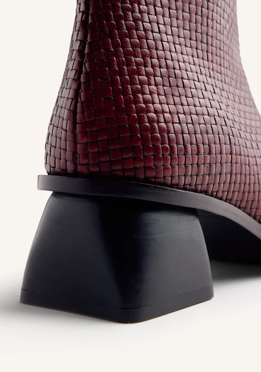 BRAIDED LEATHER BOOTS BEXLEY - Image 4