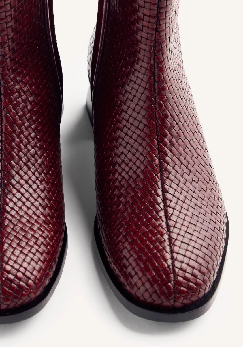 BRAIDED LEATHER BOOTS BEXLEY - Image 5