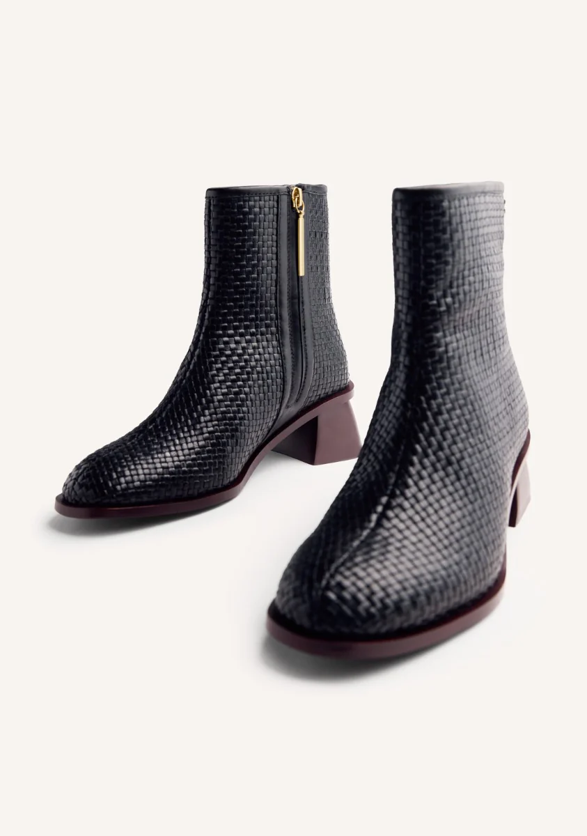 BRAIDED LEATHER BOOTS BEXLEY - Image 3