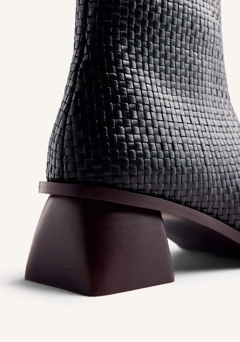 BRAIDED LEATHER BOOTS BEXLEY - Image 4