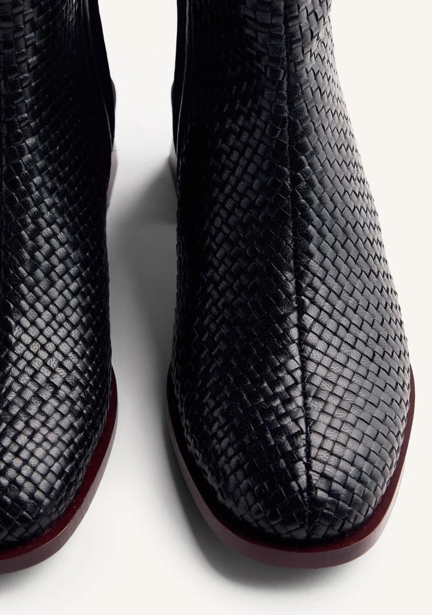 BRAIDED LEATHER BOOTS BEXLEY - Image 6
