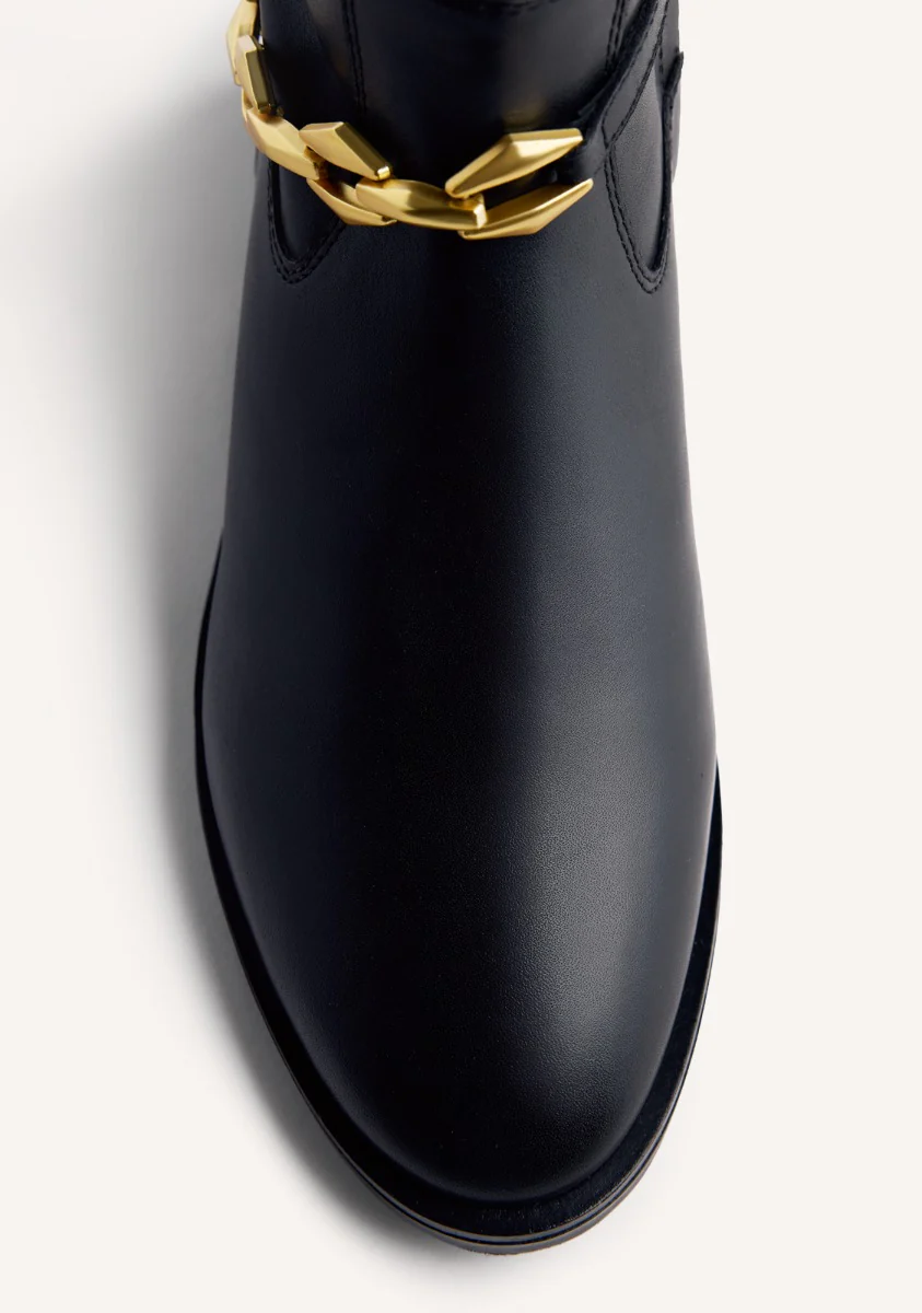 CHAIN LEATHER BOOTS AGRAM - Image 4