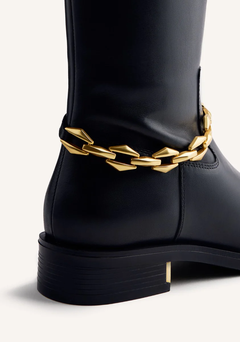 CHAIN LEATHER BOOTS AGRAM - Image 6