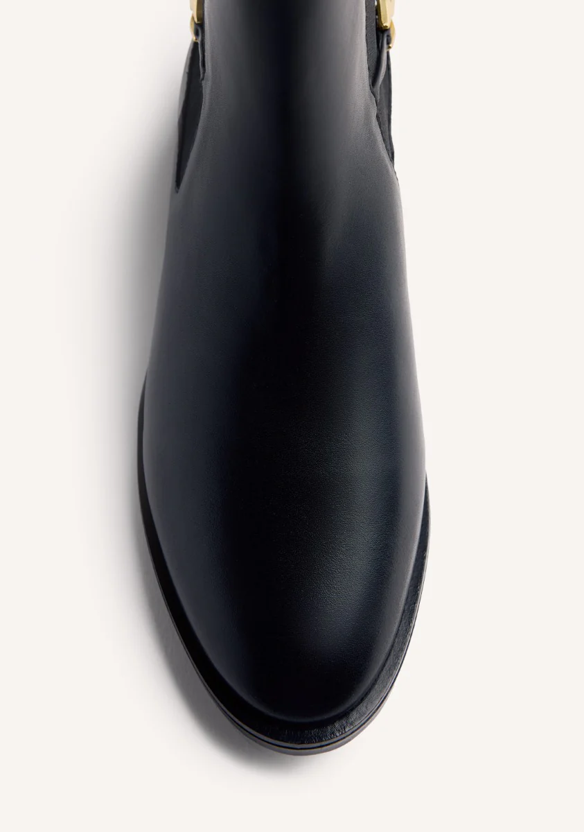 CHAIN LEATHER CHELSEA BOOTS REESE - Image 4