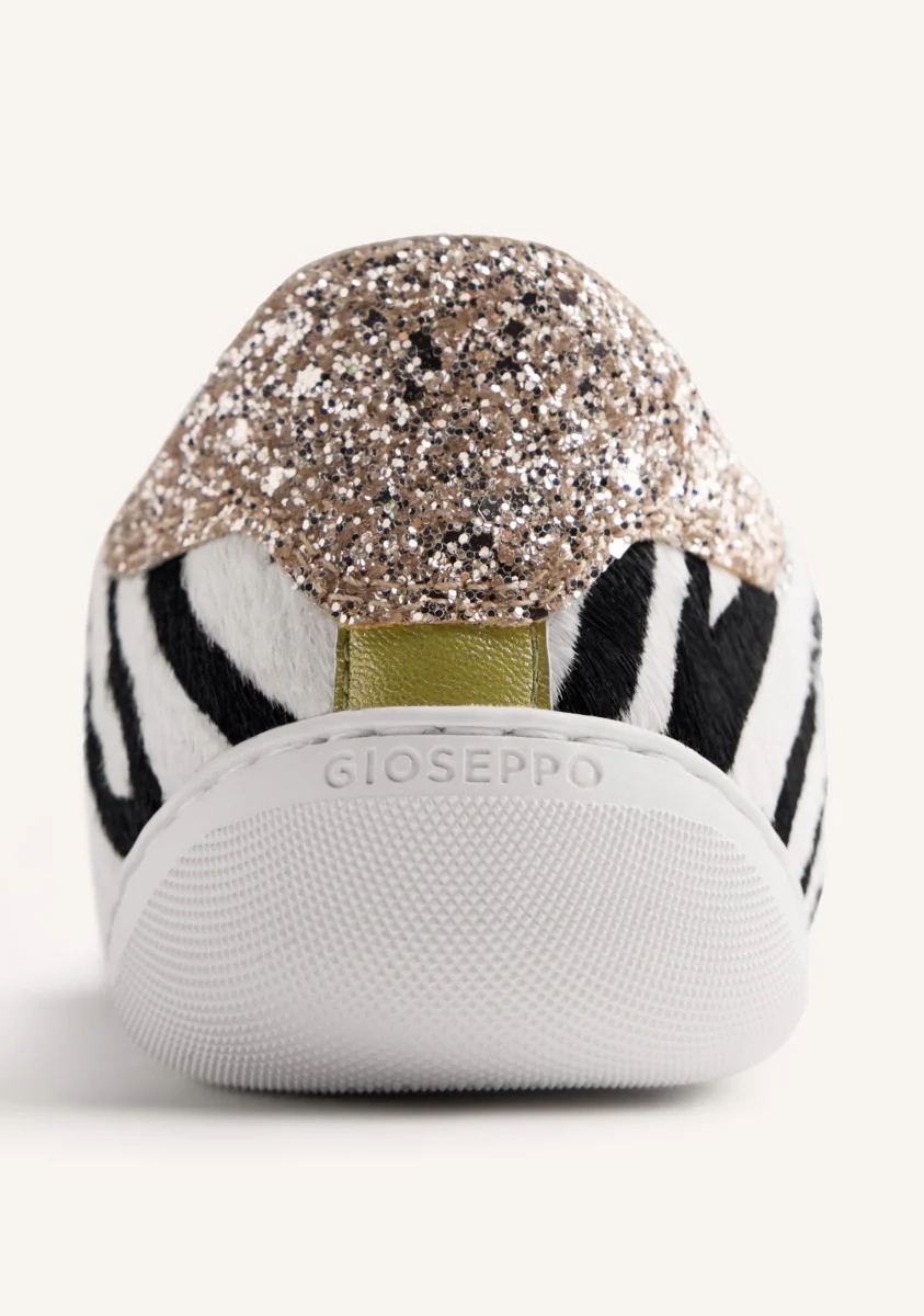 GIOSEPPO BAREFOOT - ANIMAL PRINT LEATHER SNEAKERS ANDEI - Image 5