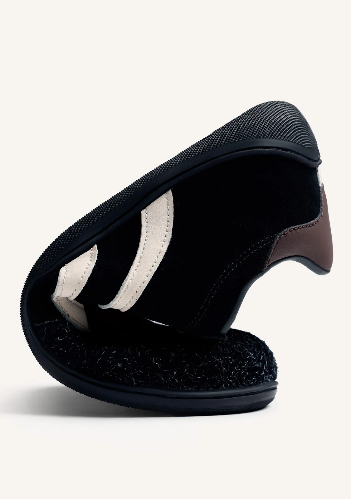 GIOSEPPO BAREFOOT – BLACK LEATHER SNEAKERS BY MELYSSA PINTO (I AM EDITION) - Image 4