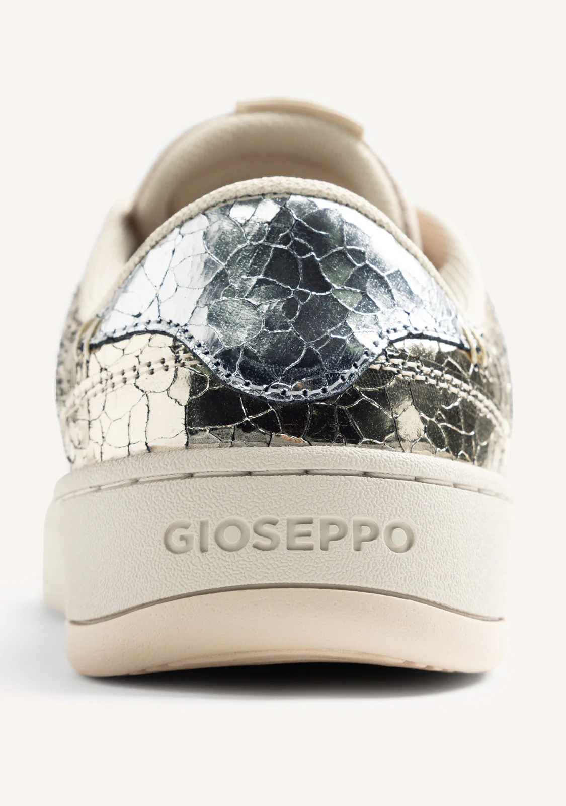 GIOSEPPO BAREFOOT - CRACKLED LEATHER SNEAKERS GLYNDON - Image 5