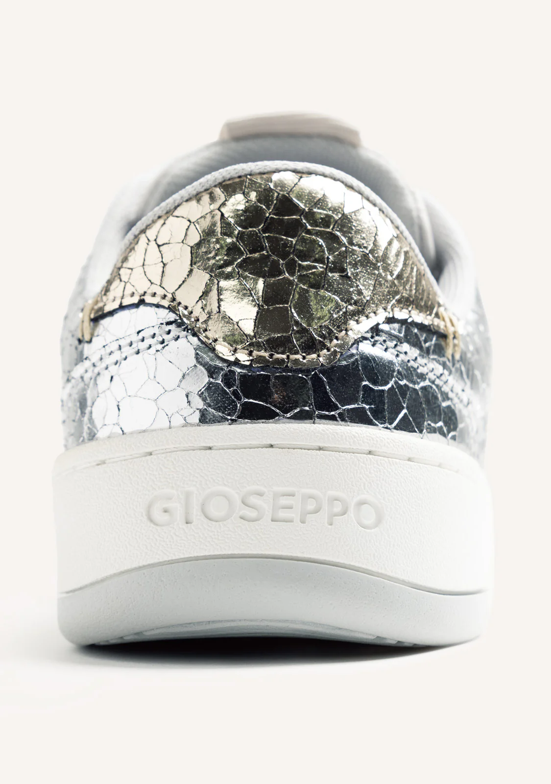 GIOSEPPO BAREFOOT - CRACKLED LEATHER SNEAKERS GLYNDON - Image 5