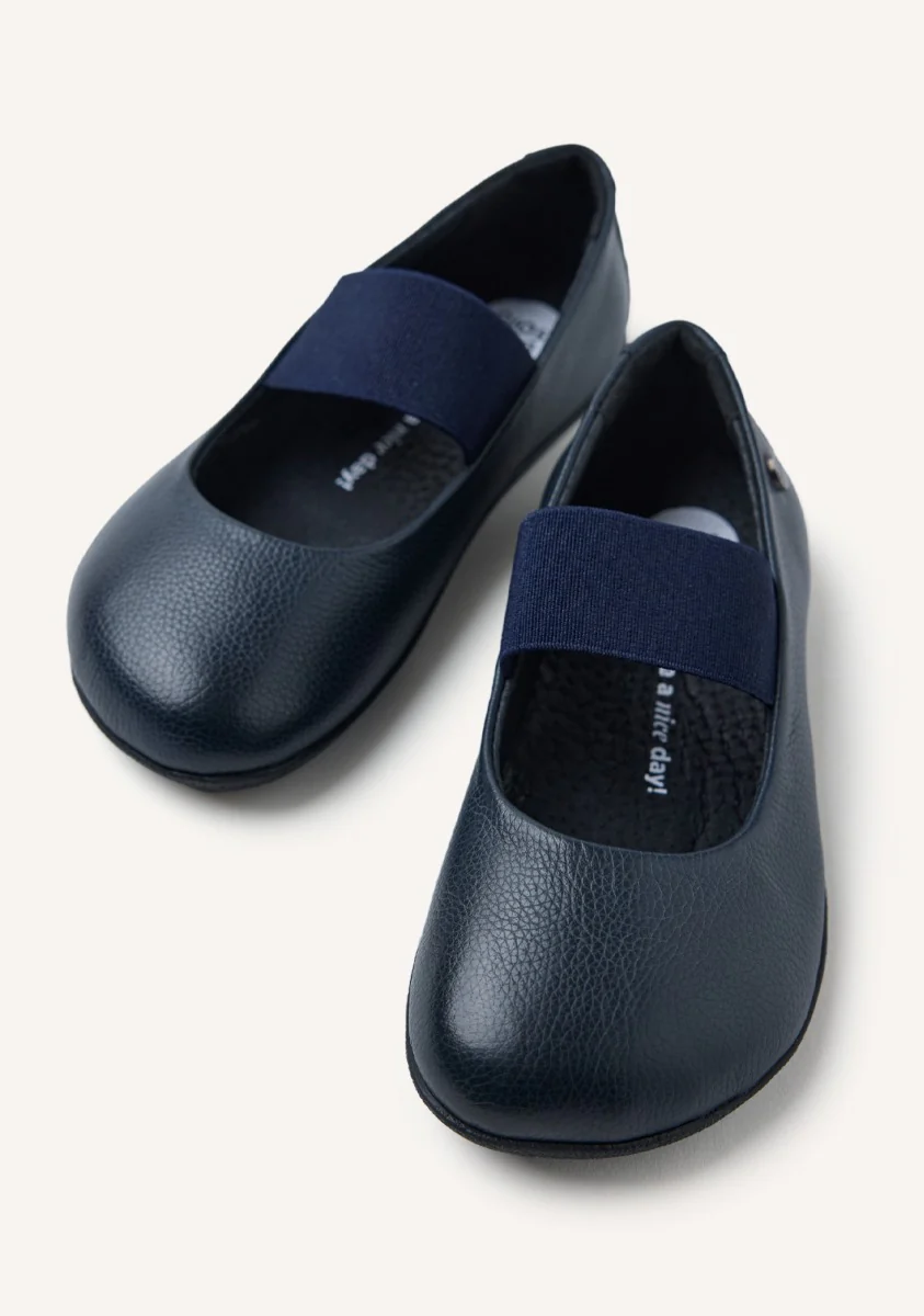 GIOSEPPO BAREFOOT - LEATHER SCHOOL BALLERINAS CORUNNA - Image 3