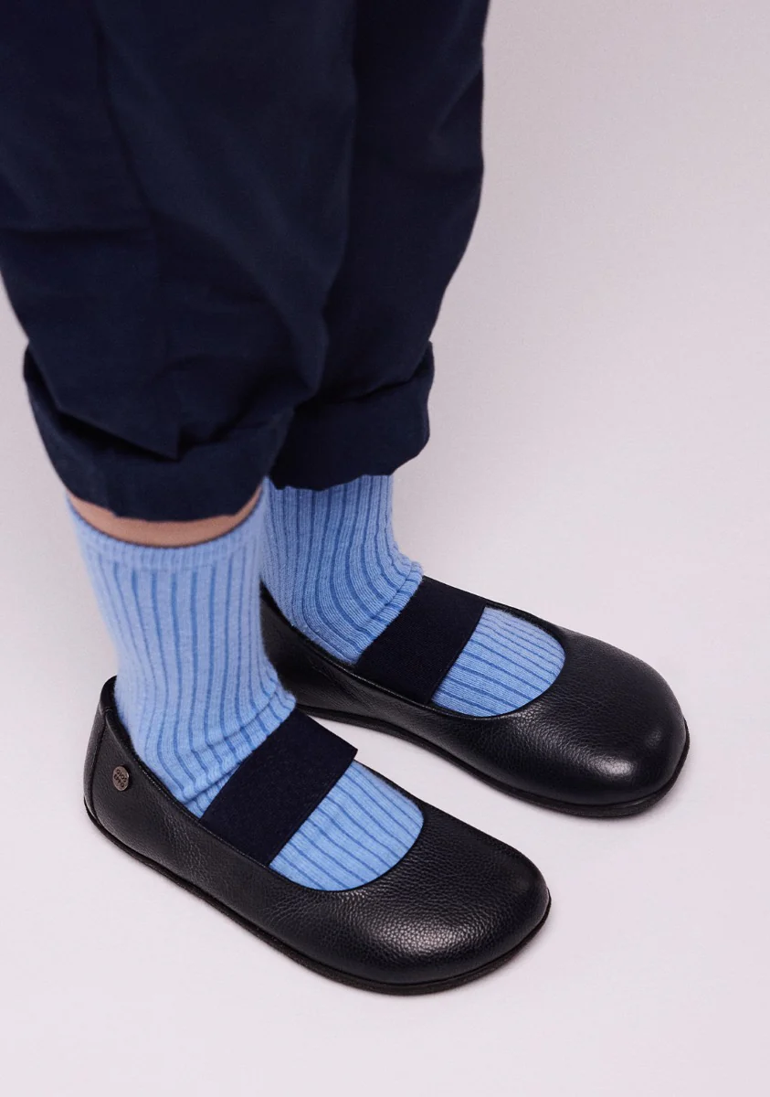 GIOSEPPO BAREFOOT - LEATHER SCHOOL BALLERINAS CORUNNA - Image 7