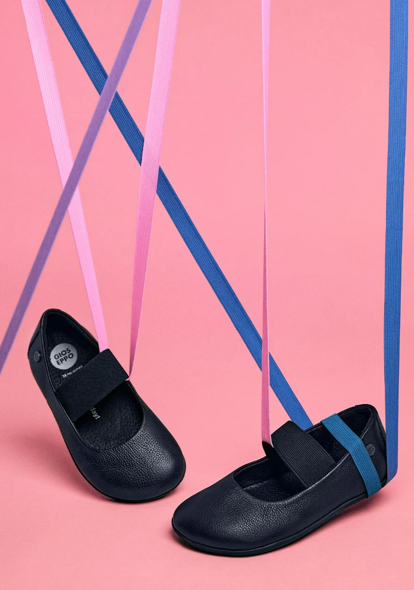 GIOSEPPO BAREFOOT - LEATHER SCHOOL BALLERINAS CORUNNA - Image 8