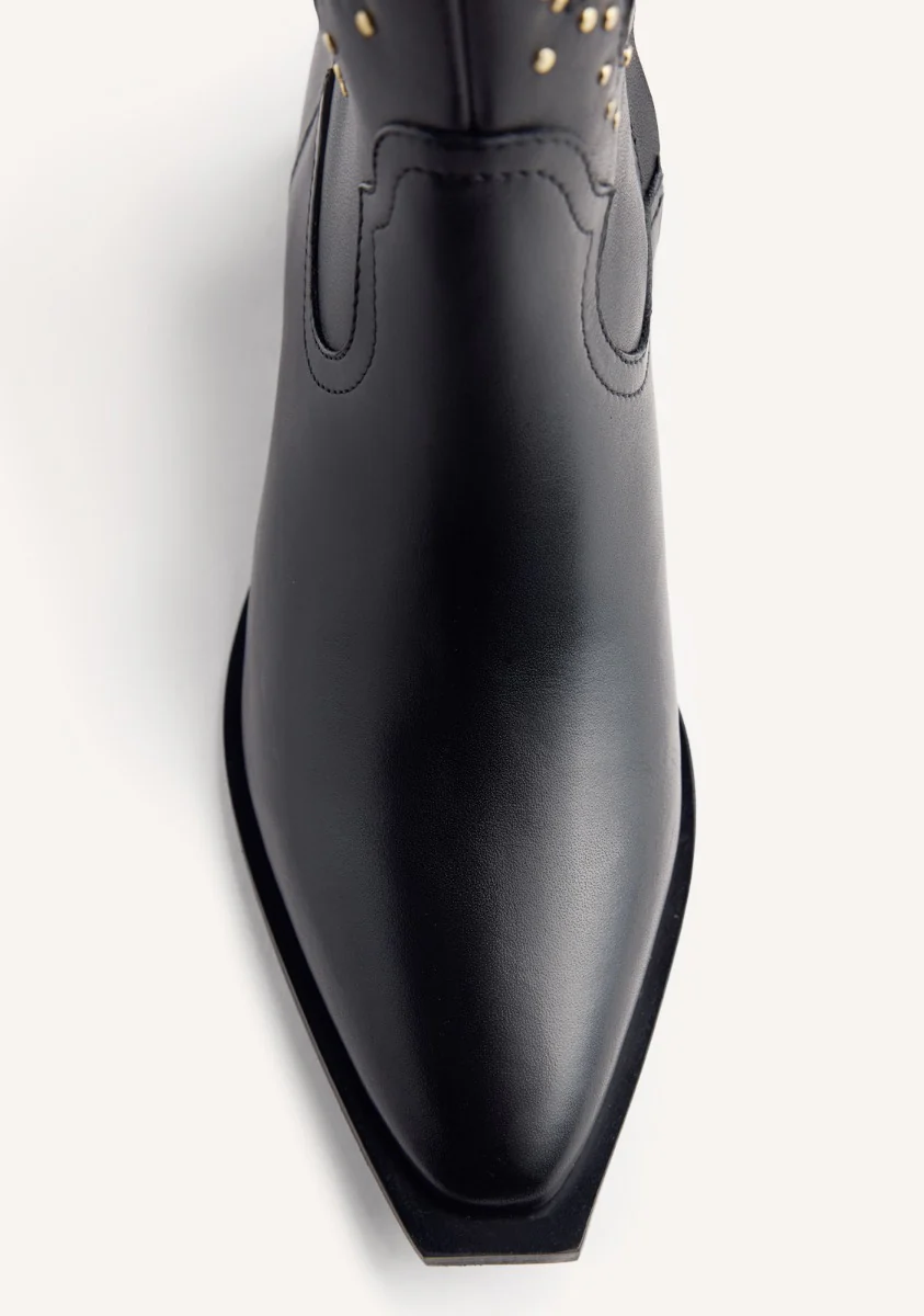 LEATHER ANIMAL PRINTBOY BOOTS TAKABA - Image 3