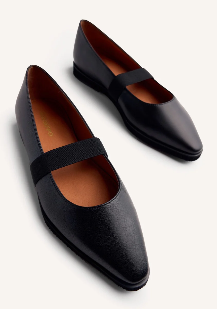 LEATHER BALLET FLATS LONSDALE - Image 3