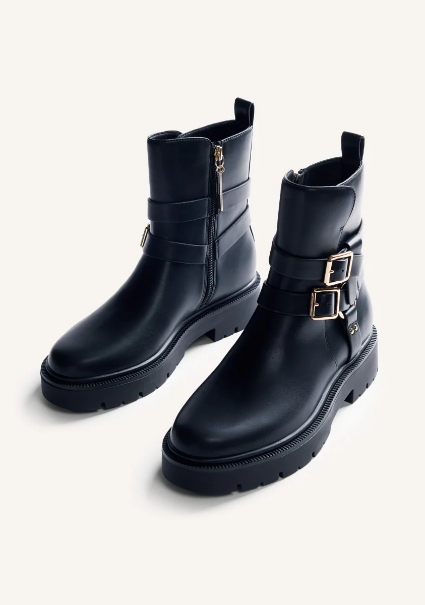 LEATHER BIKER BOOTS MORENCI - Image 3