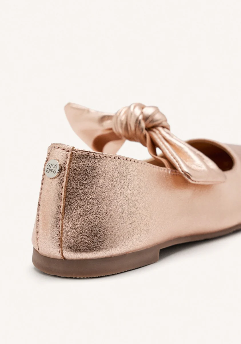LEATHER MARY-JANE BALLET FLATS BOW ERROL - Image 3