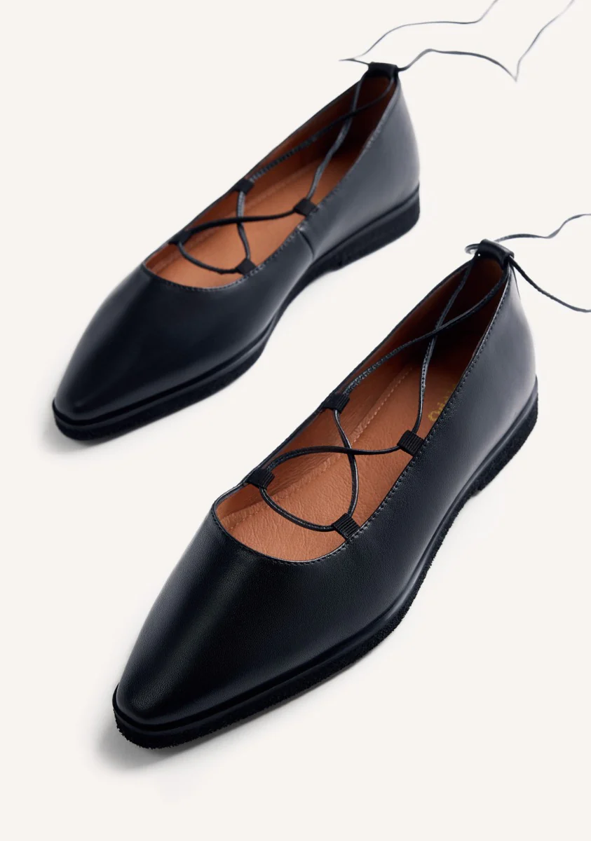 LEATHER STRAPS BALLET FLATS GAASTRA - Image 5
