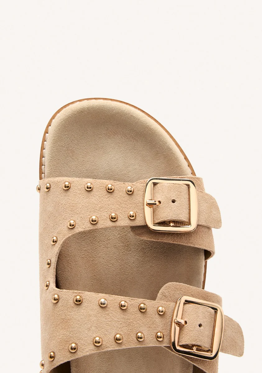 LEATHER STUDDED SANDALS STELLA - Image 3