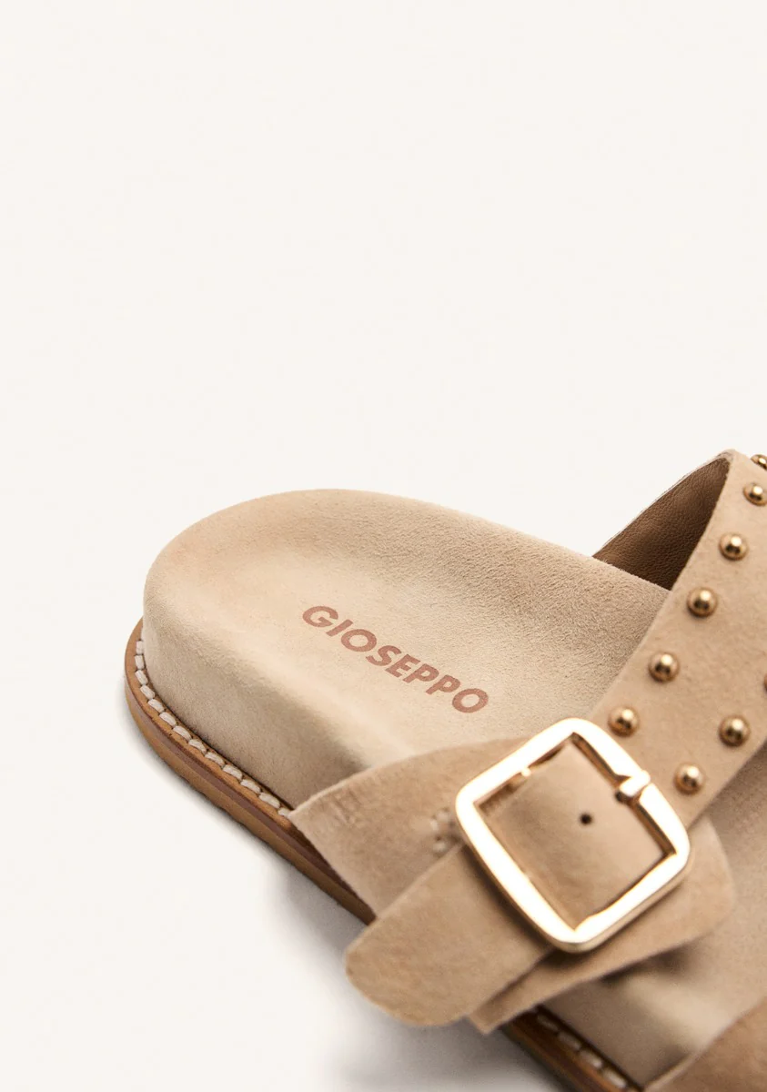 LEATHER STUDDED SANDALS STELLA - Image 4