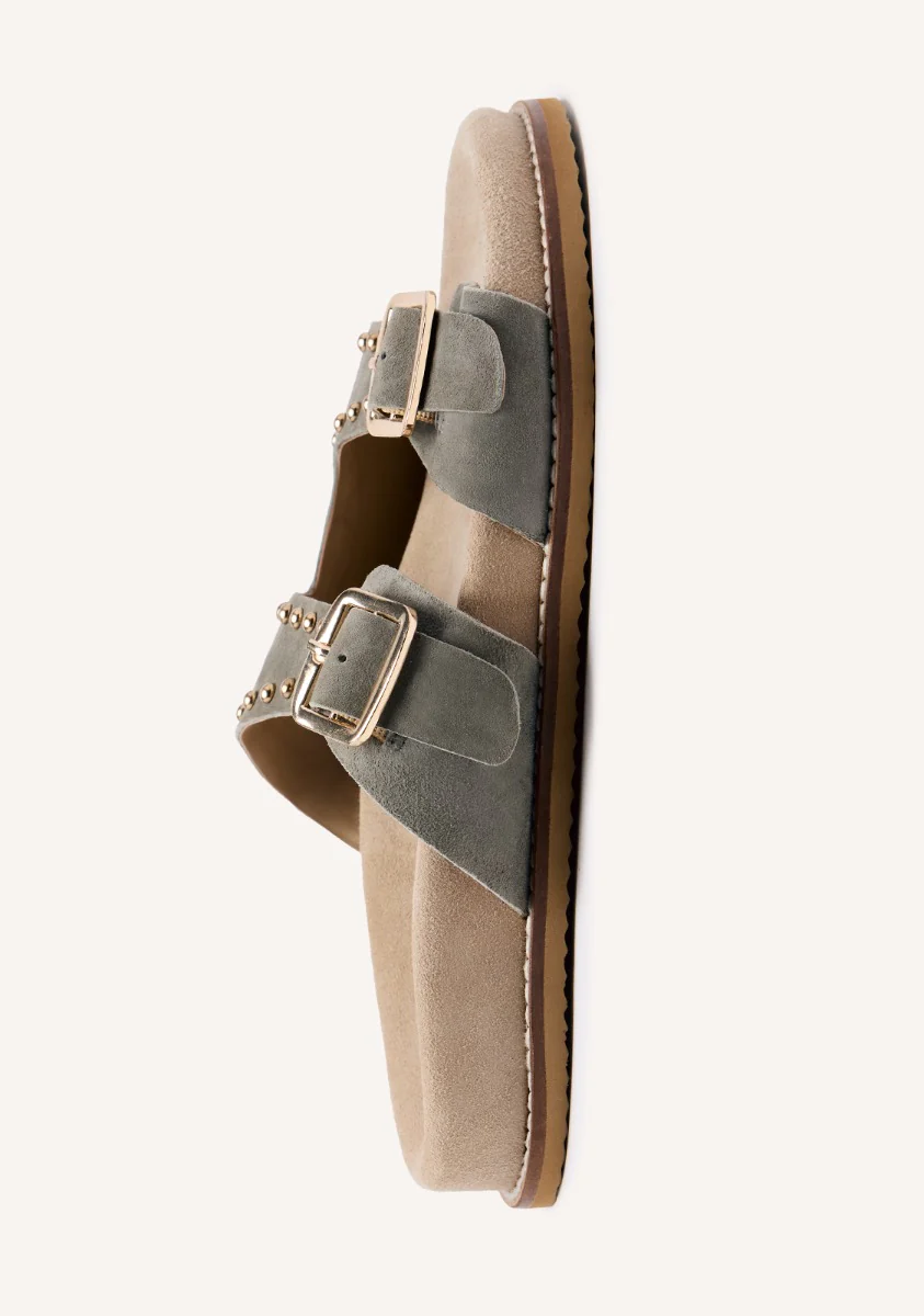 LEATHER STUDDED SANDALS STELLA - Image 4