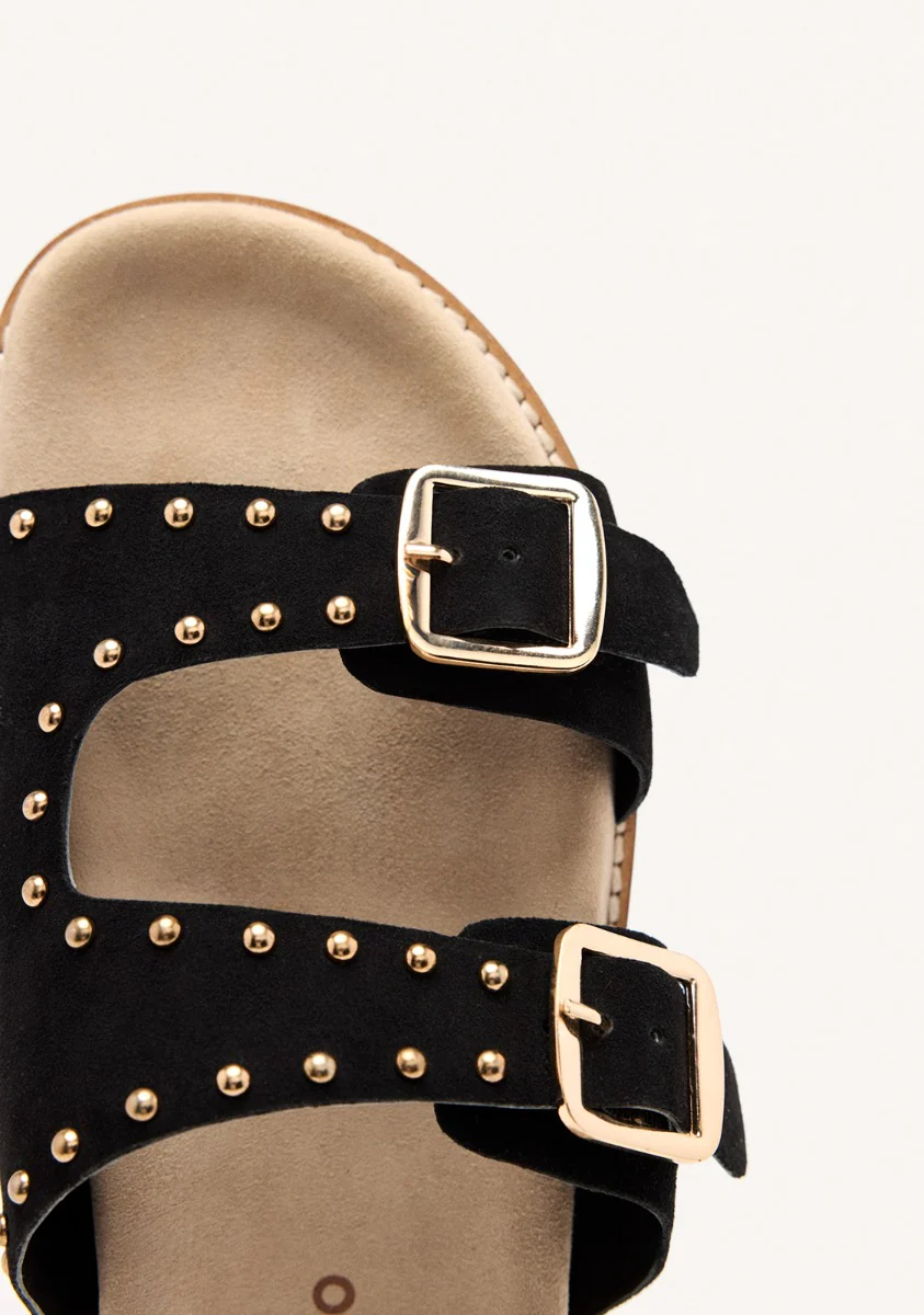 LEATHER STUDDED SANDALS STELLA - Image 4