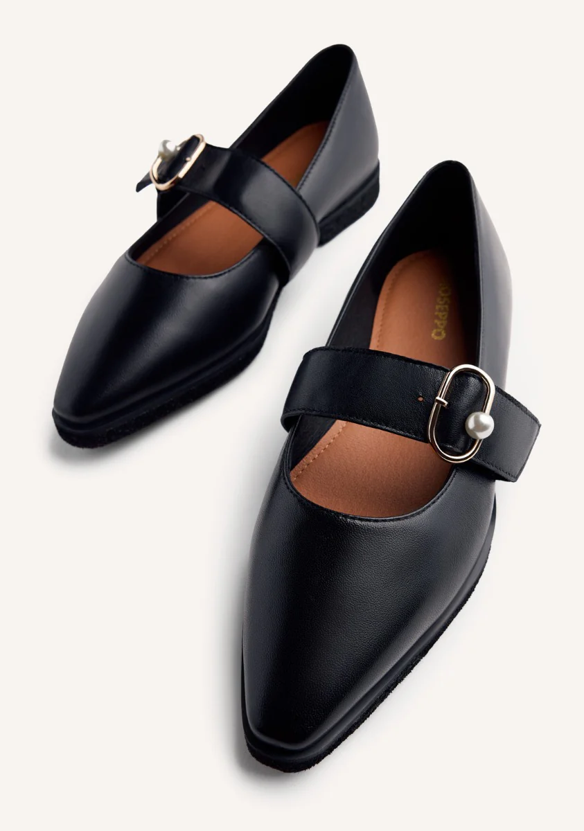 PEARL LEATHER BALLET FLATS ARVESON - Image 3