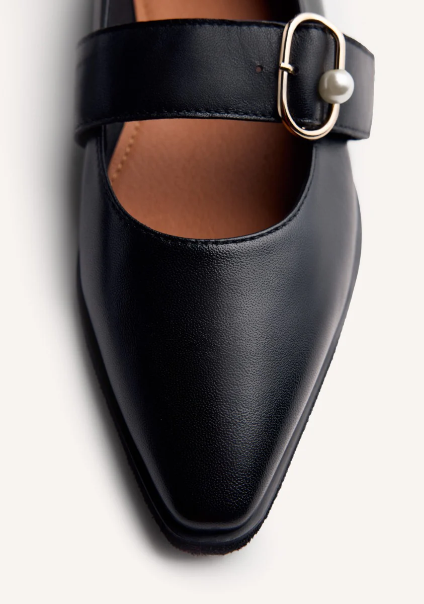 PEARL LEATHER BALLET FLATS ARVESON - Image 5