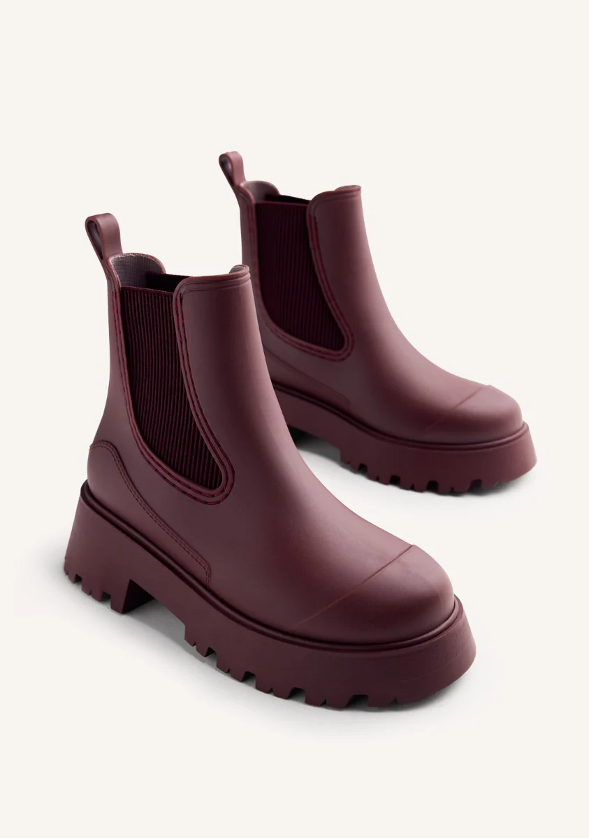 PLATFORM RAIN ANKLE BOOTS BELDING - Image 3