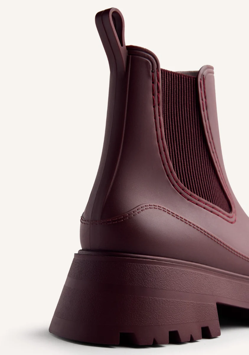 PLATFORM RAIN ANKLE BOOTS BELDING - Image 4