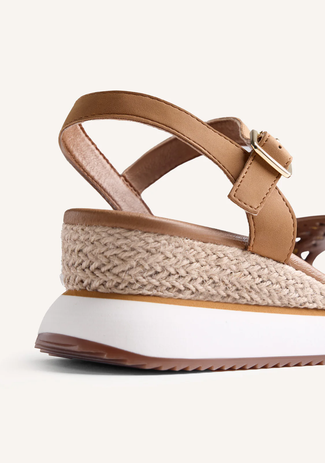 RAFFIA WEDGE SANDALS WETE - Image 4