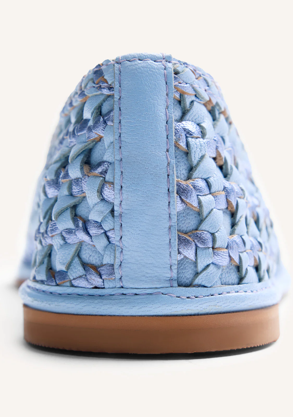 BRAIDED LEATHER BALLET FLATS EMBEYA - Image 4