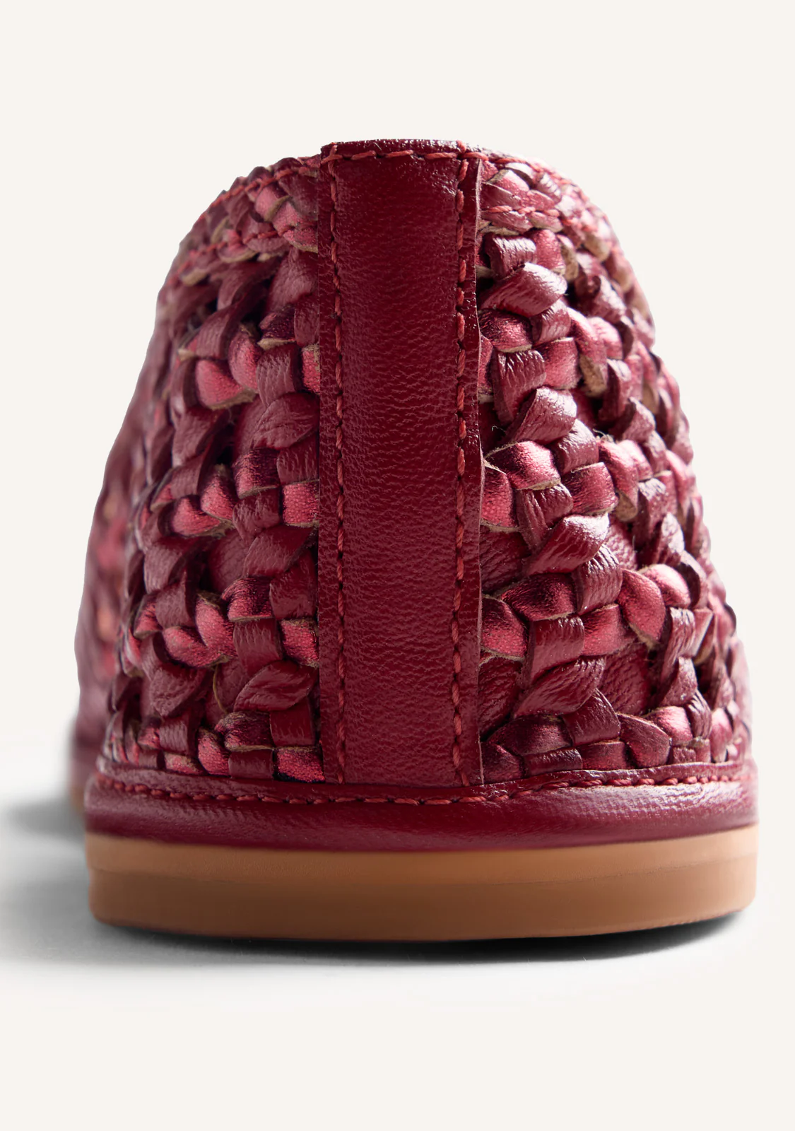 BRAIDED LEATHER BALLET FLATS EMBEYA - Image 4