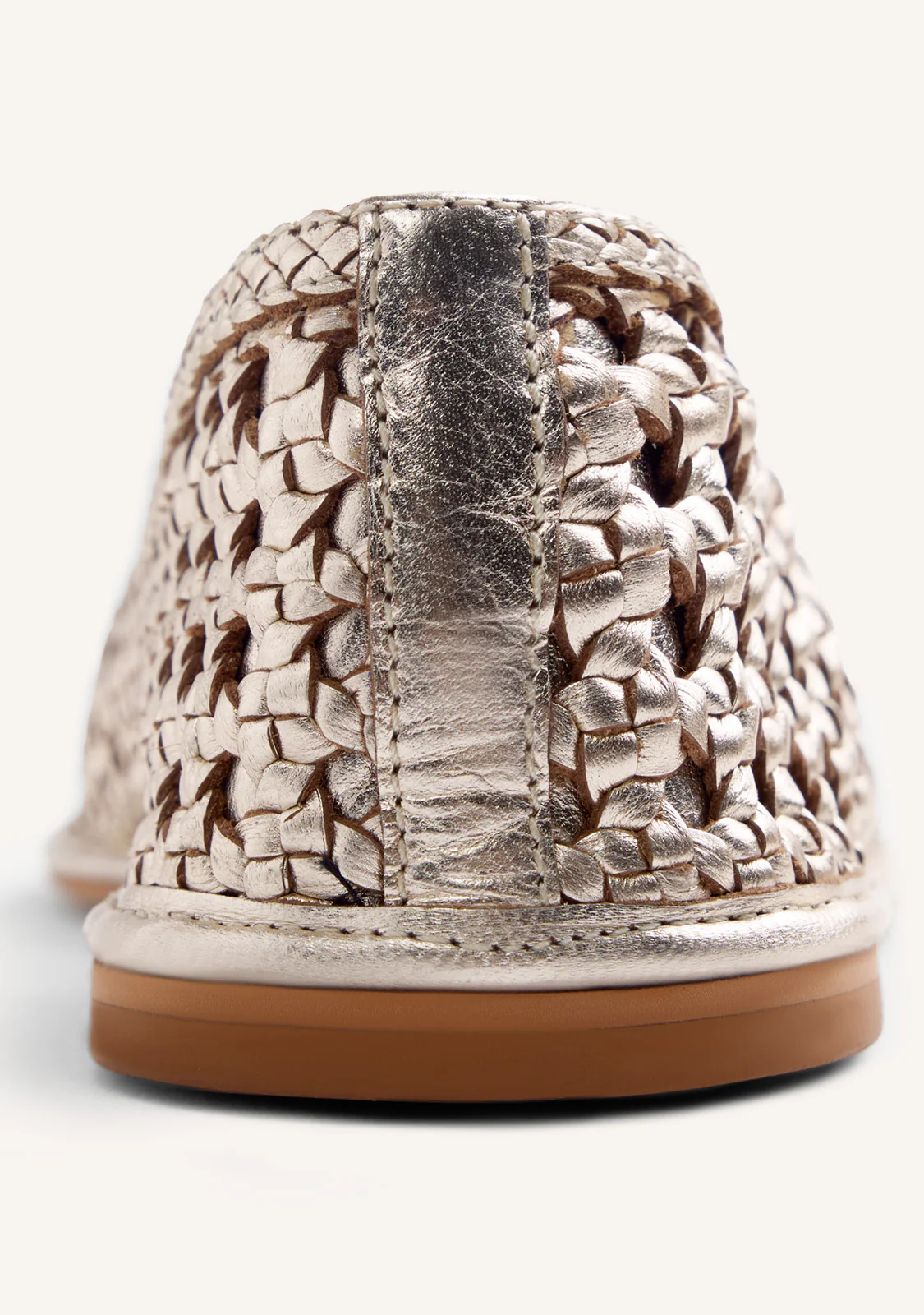 BRAIDED LEATHER BALLET FLATS EMBEYA - Image 4
