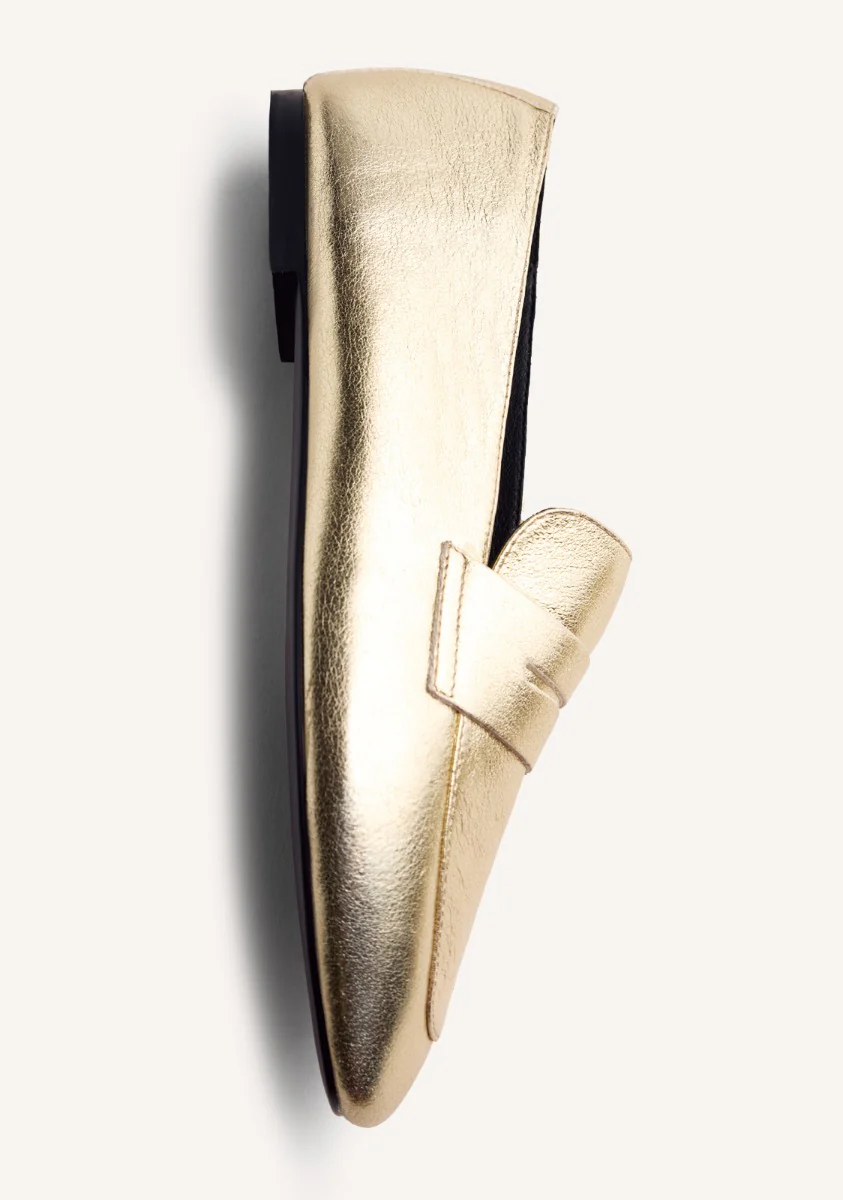 SHINY LEATHER LOAFERS BASSETT - Image 5