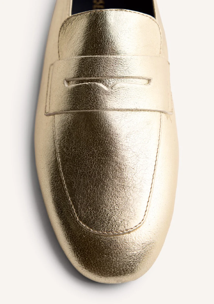 SHINY LEATHER LOAFERS BASSETT - Image 6