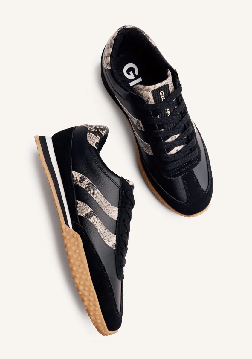 ANIMAL PRINT LEATHER SNEAKERS GLADWIN - Image 3