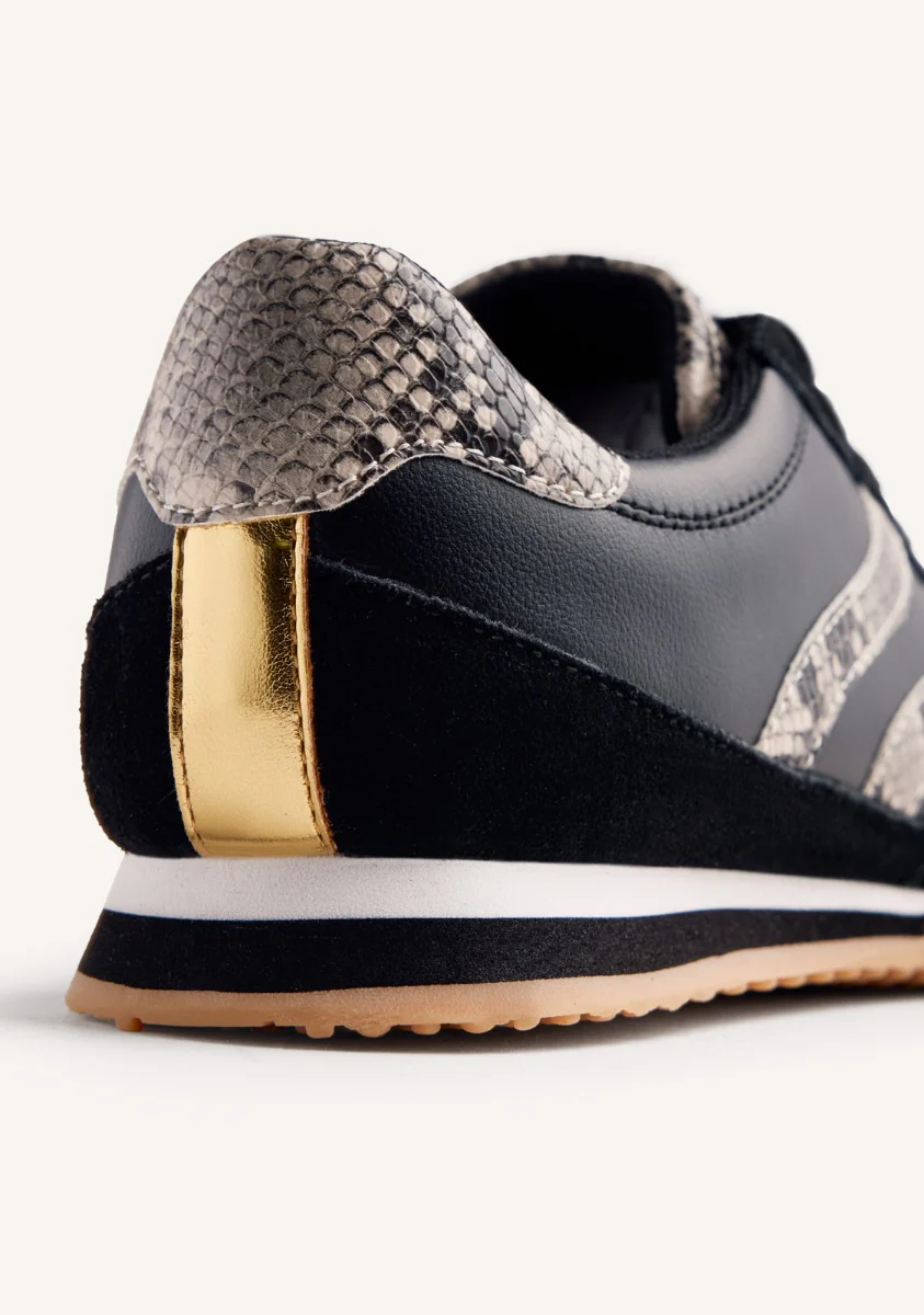 ANIMAL PRINT LEATHER SNEAKERS GLADWIN - Image 4