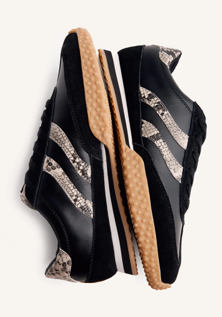ANIMAL PRINT LEATHER SNEAKERS GLADWIN - Image 5