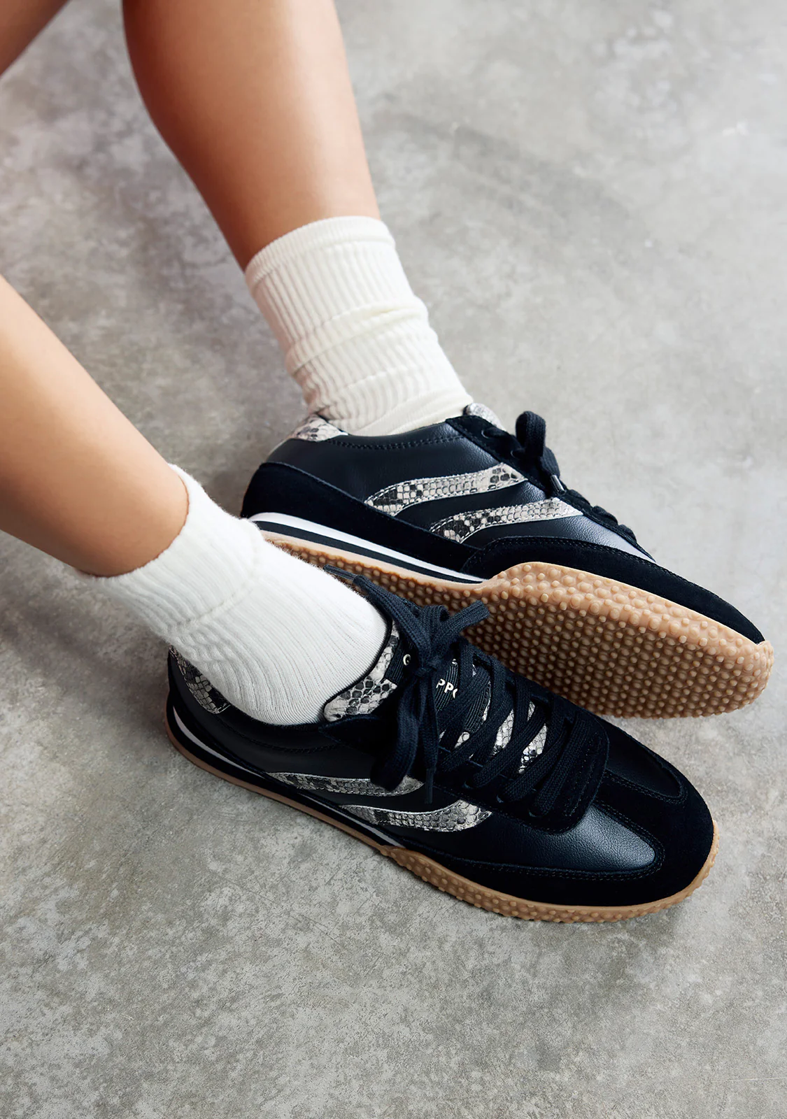 ANIMAL PRINT LEATHER SNEAKERS GLADWIN - Image 7