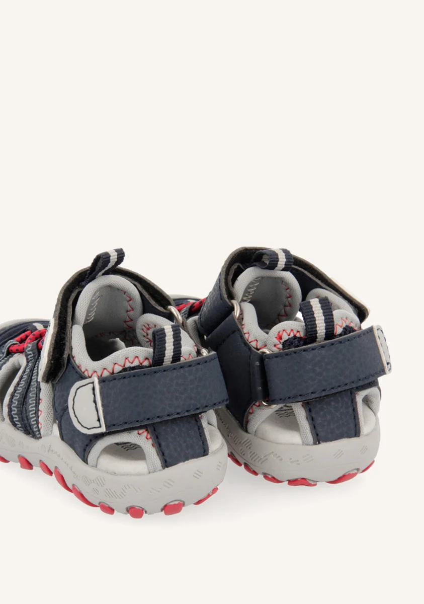 Sporty flip flops in blue for girls TONALA - Image 4