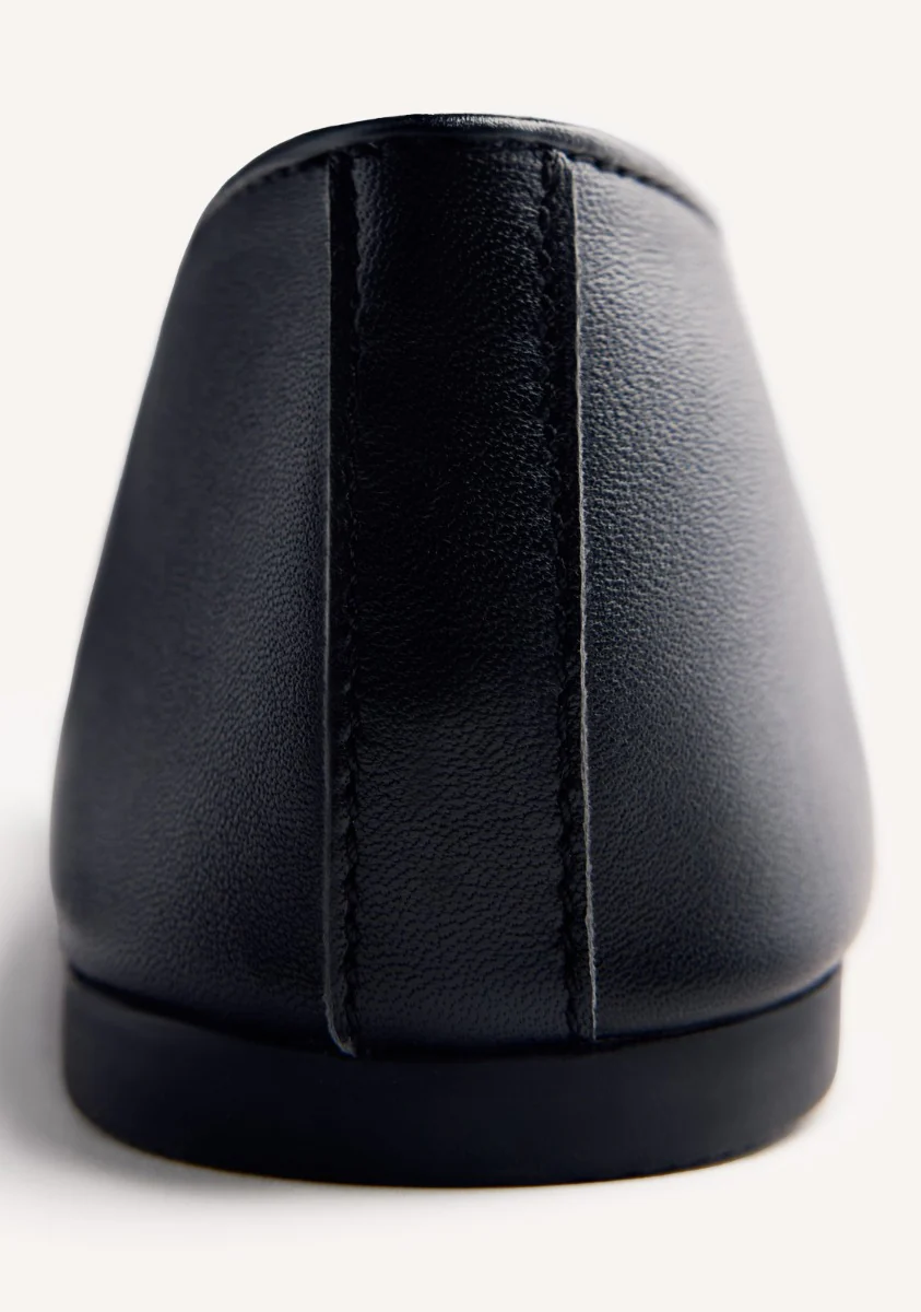 STUDDED LEATHER BALLET FLATS GONVICK - Image 4